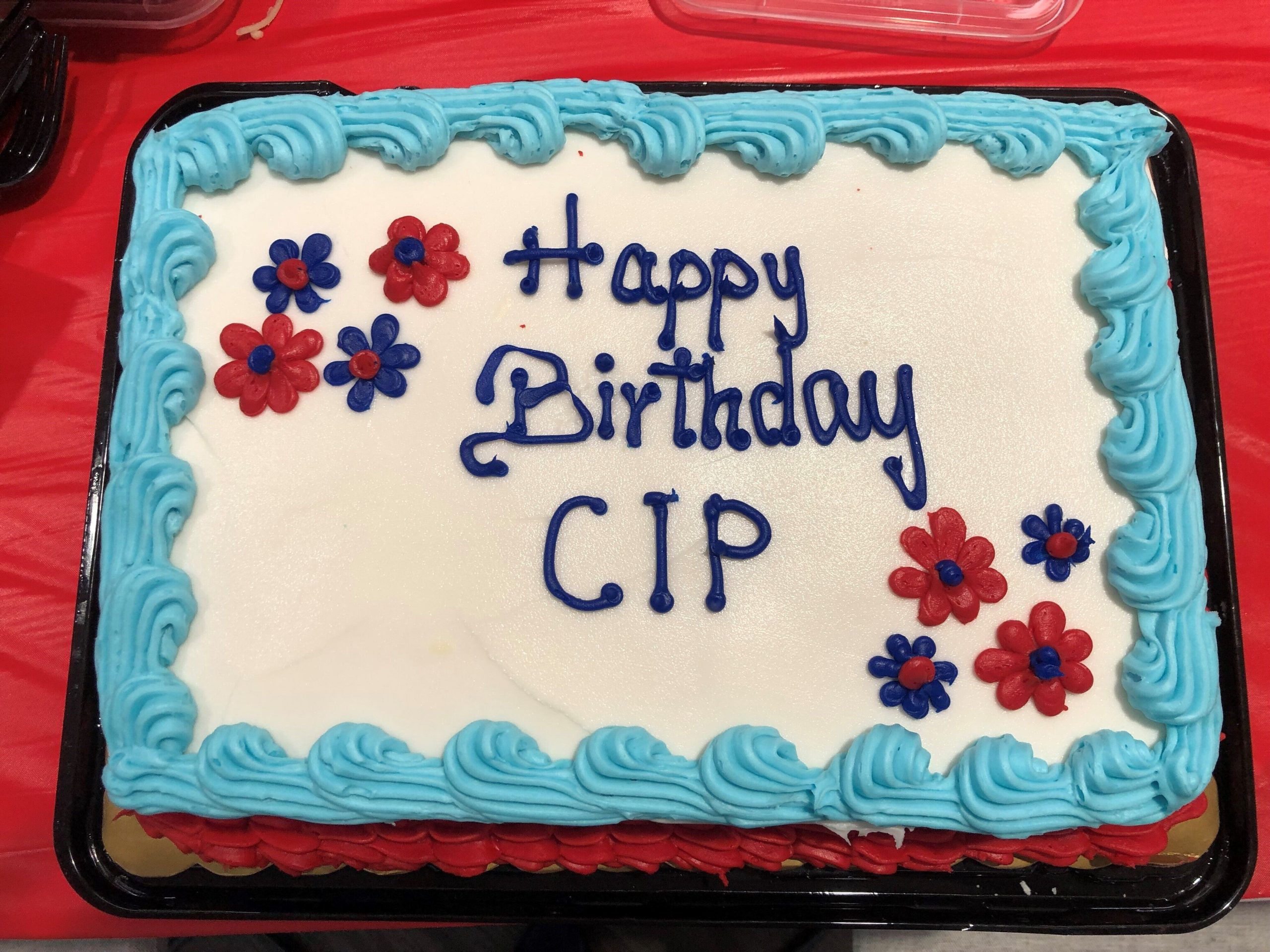 CIP Birthday Cake